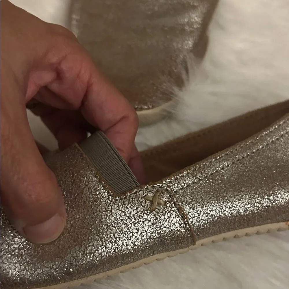 Frye Melanie slide on flats size 9